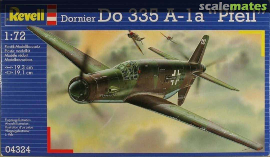 Boxart Dornier Do 335 A-1a "Pfeil" 04324 Revell