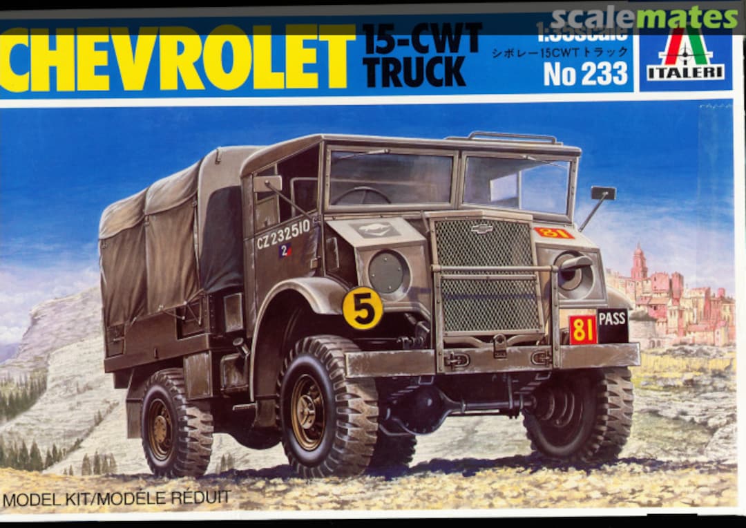 Boxart Chevrolet 15-cwt Truck 233 Italeri