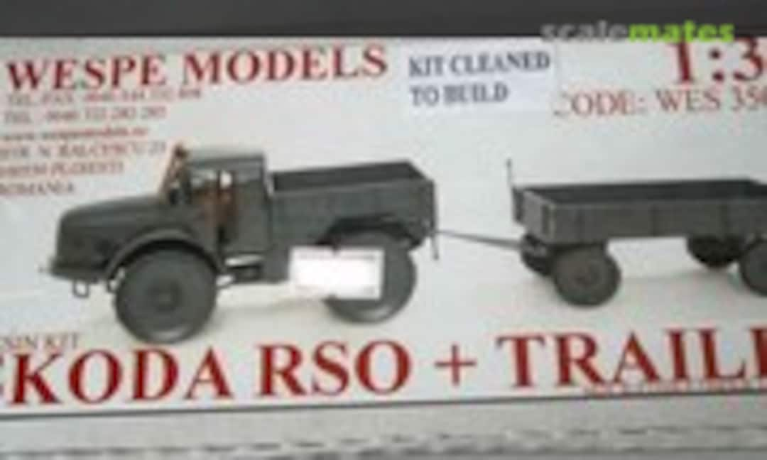 Skoda RSO + Trailer (Wespe Models WES 35099)