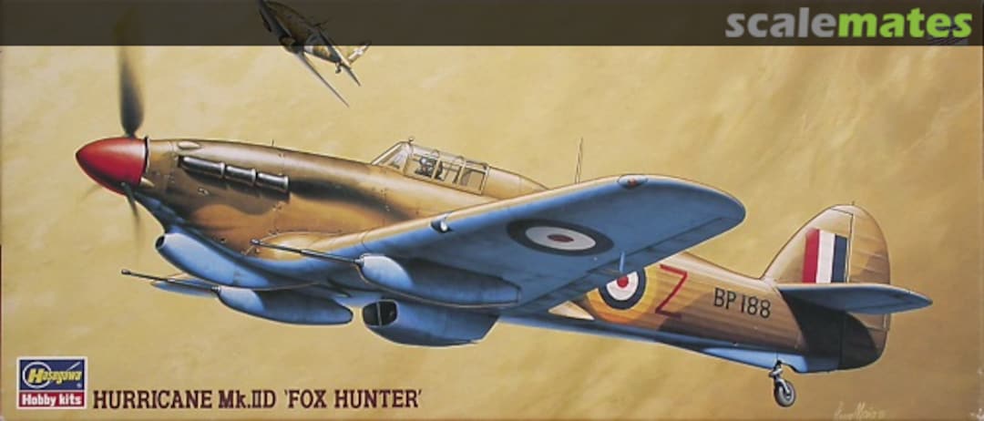 Boxart Hurricane Mk.IID `Fox Hunter´ 51392 Hasegawa