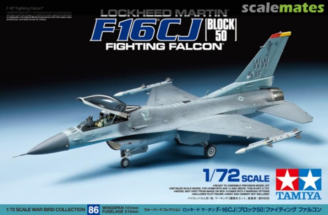 Boxart F-16CJ |Block 50| 60786 Tamiya