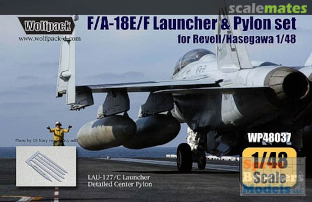 Boxart F/A-18E/F Launcher and Pylon Set WP48037 Wolfpack