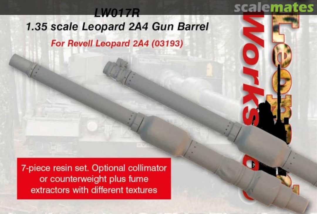 Boxart Leopard 2A4 Gun Barrel LW017R Leopard Workshop