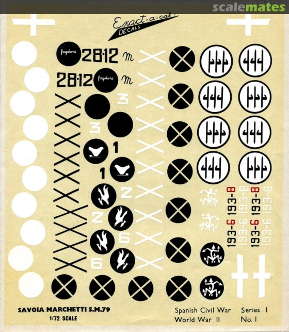 Boxart Savoia-Marchetti SM.79 Series I - No 1 exact-a-cal