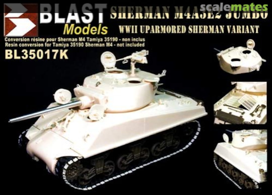 Boxart Sherman M4A3E2 JUMBO Conversion BL35017K Blast Models