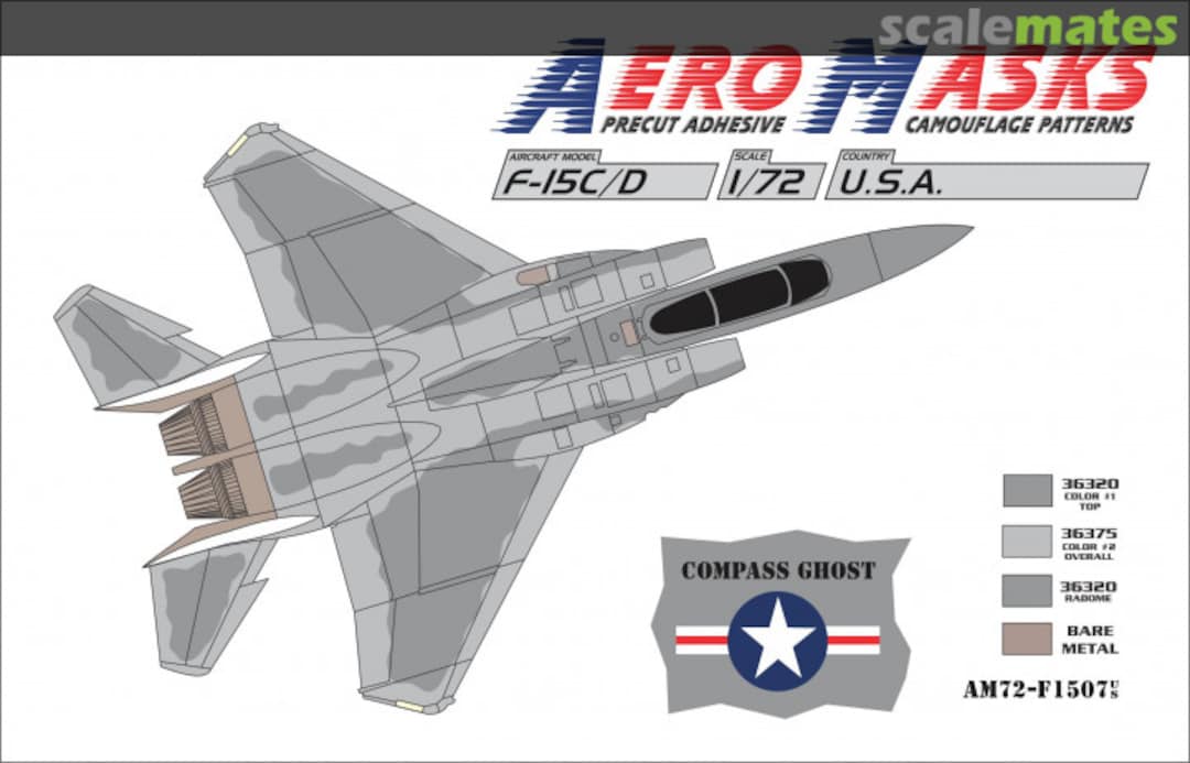 Boxart F-15C/D USA Compass Ghost AM72-F1507 AeroMasks