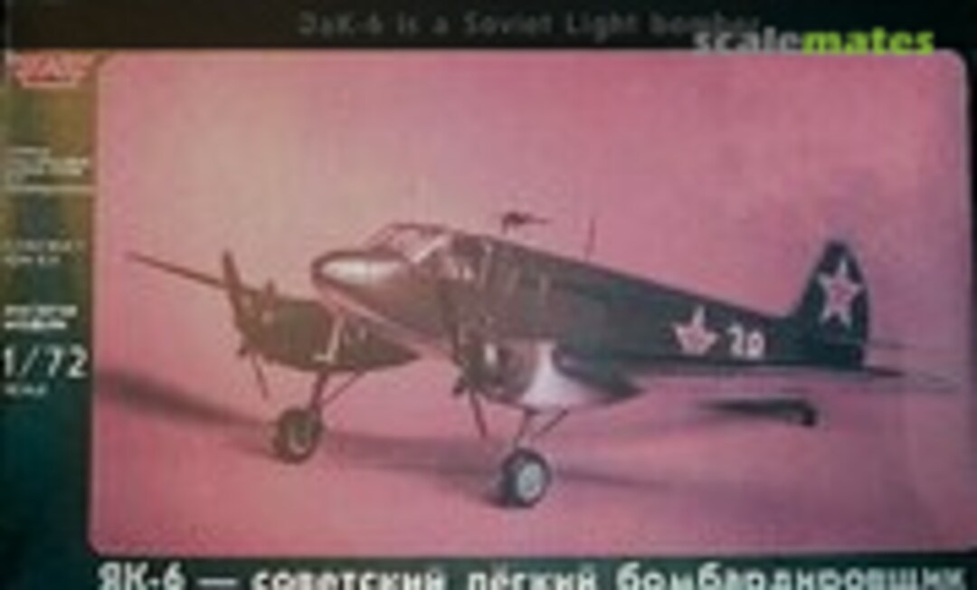 1:72 Jak-6 is a Soviet Light bomber (Alfa )