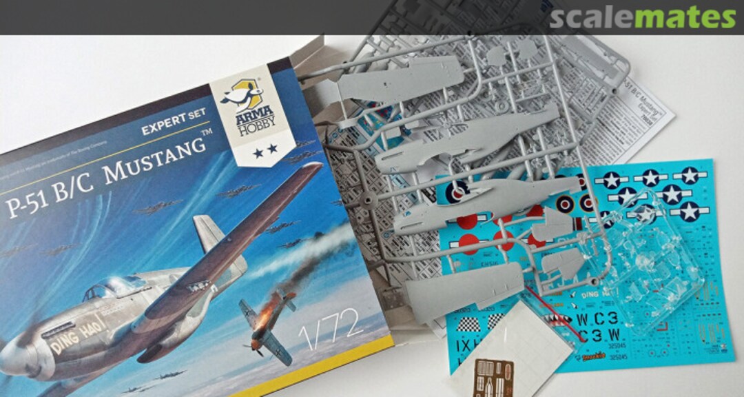 Contents P-51 B/C Mustang™ 70038 Arma Hobby