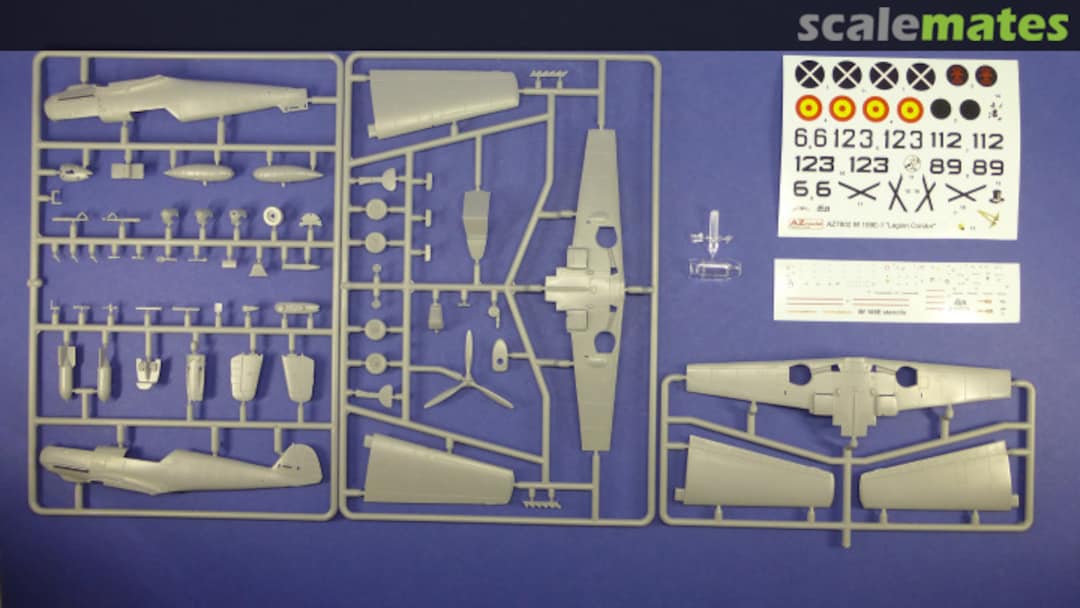 Contents Messerschmitt Bf 109E-1 AZ7802 AZmodel