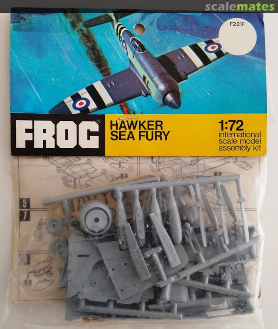 Boxart Hawker Sea Fury F221F FROG