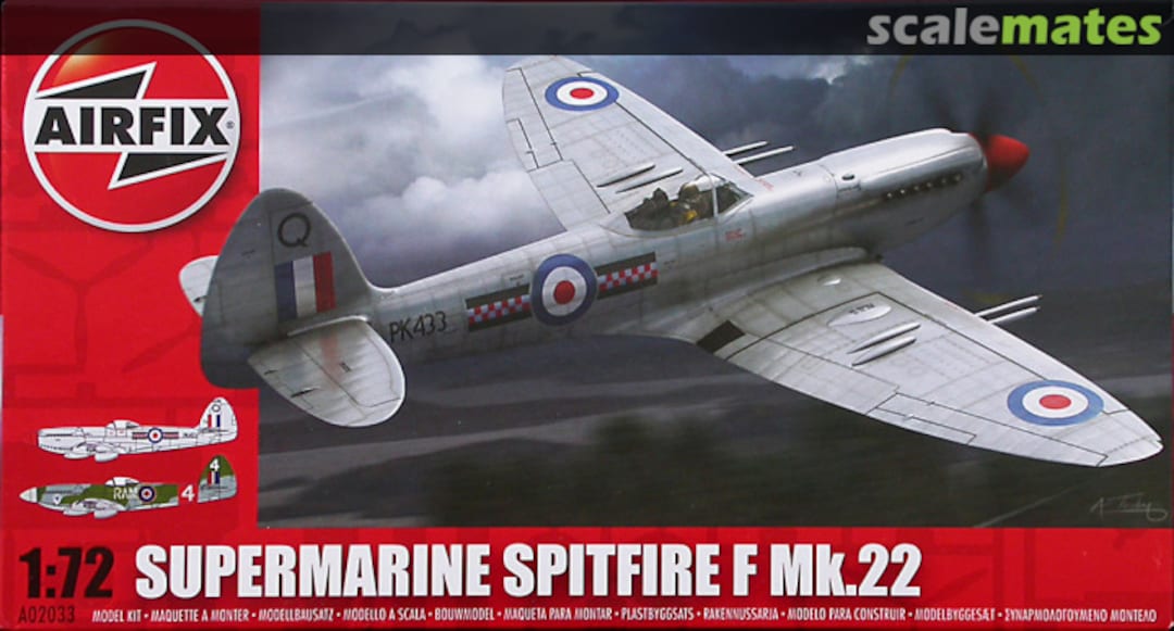 Boxart Supermarine Spitfire F Mk.22 A02033 Airfix