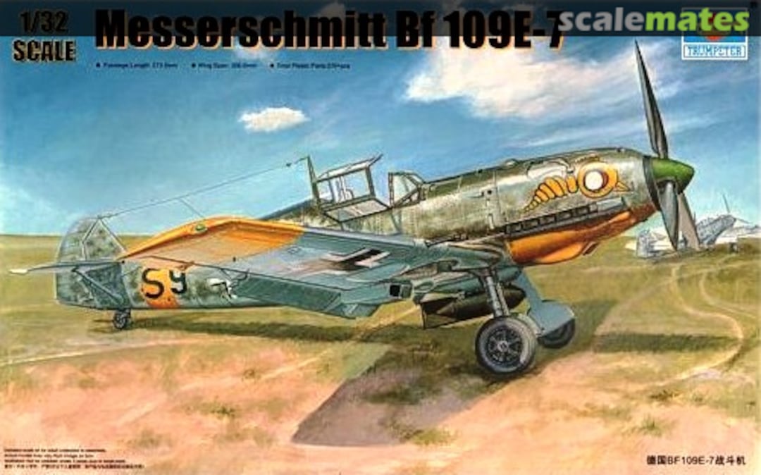 Boxart Messerschmitt Bf 109E-7 02291 Trumpeter