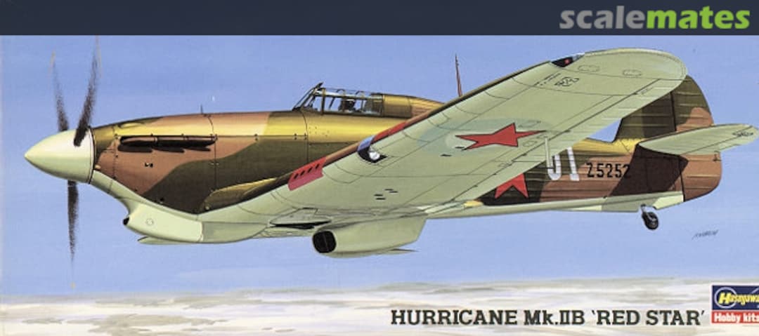 Boxart Hurricane Mk.IIB `Red Star´ 51395 Hasegawa