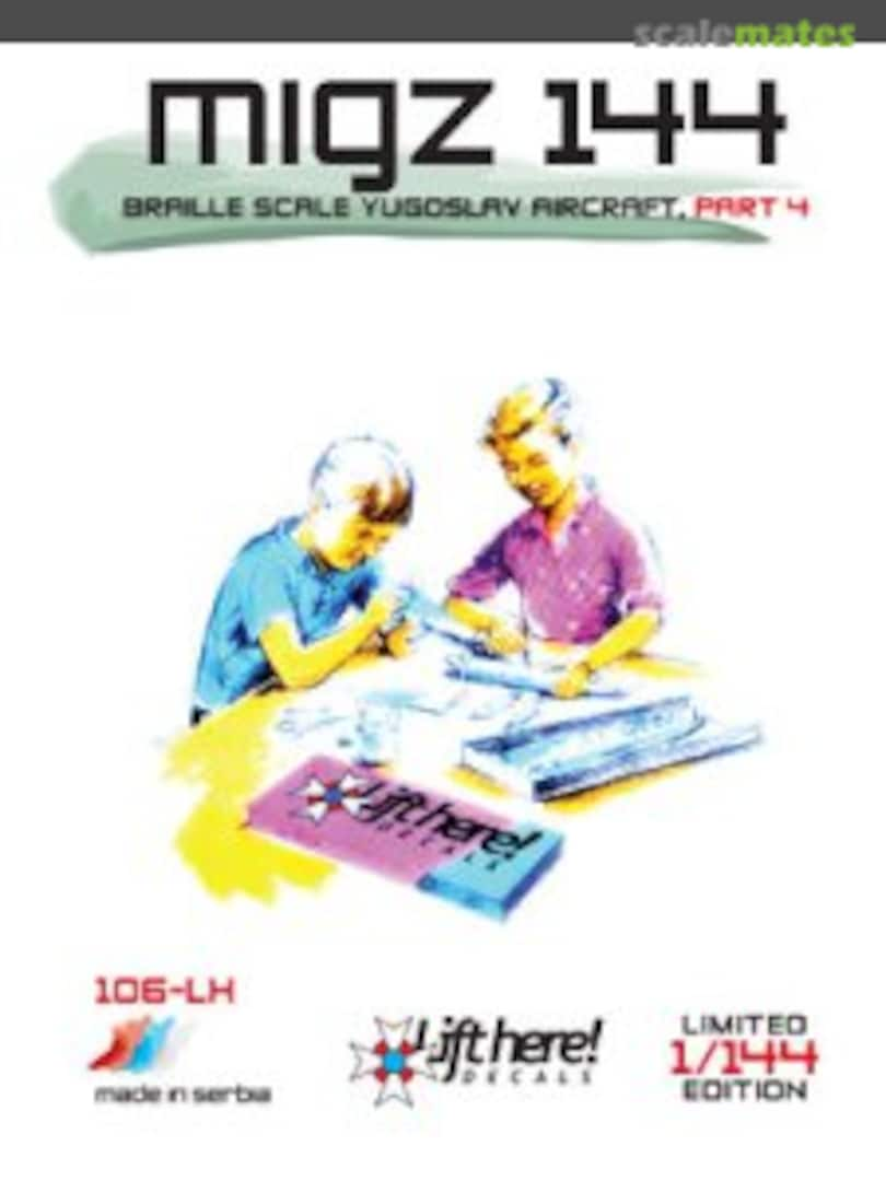 Boxart Migz 144 106-LH Lift Here Decals