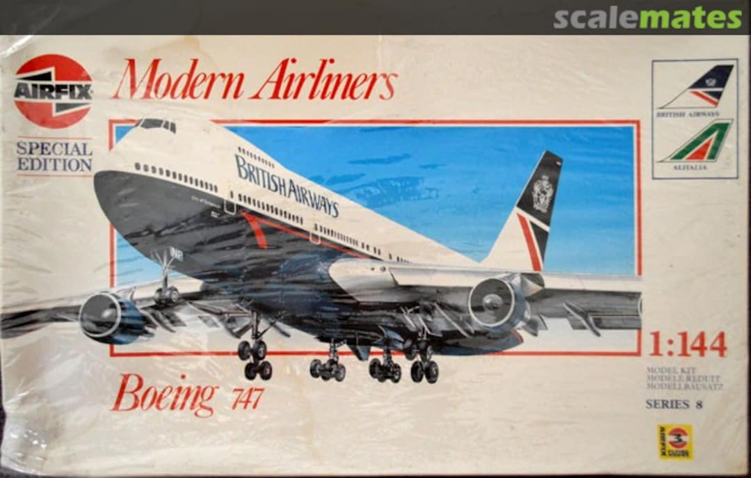 Boxart Boeing 747 08174 Airfix