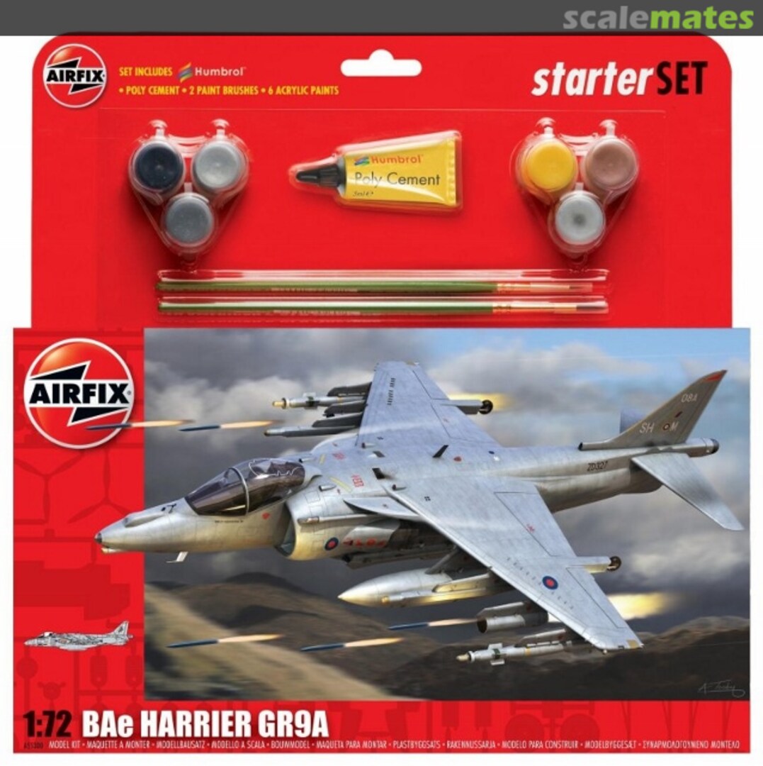 Boxart BAe Harrier GR.9A A55300 Airfix