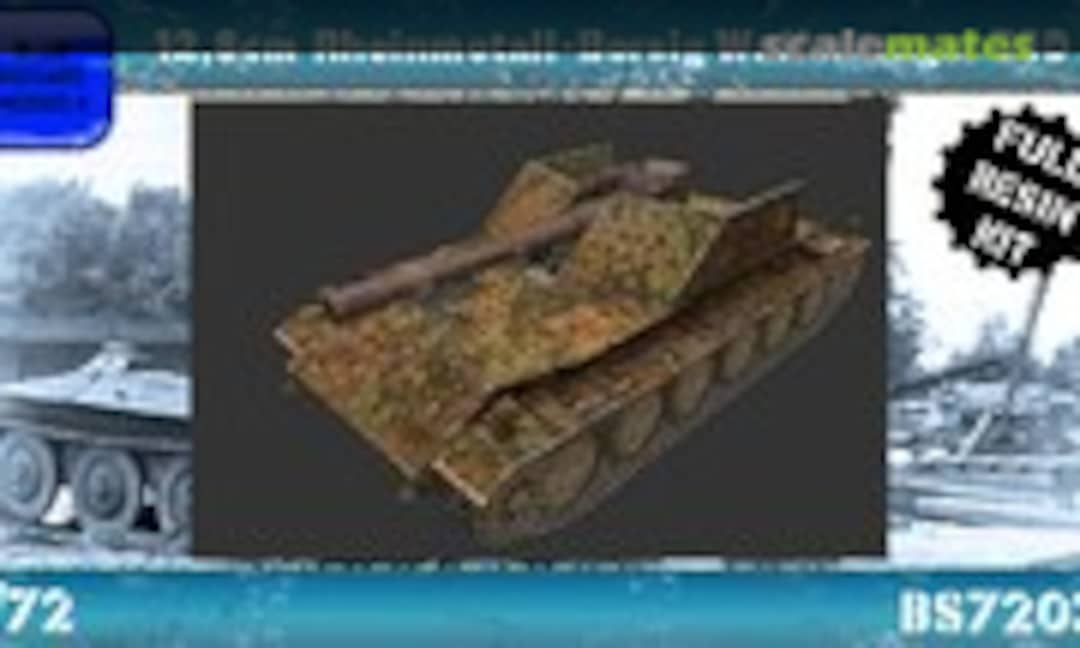 12,8cm Rheinmetall-Borsig Waffentrager 38D (Blue Square Models BS7203)