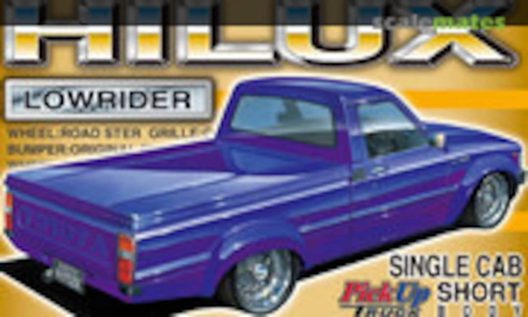 1:24 Hilux Lowrider Single Cab Short Body RN30 (Aoshima 028421)