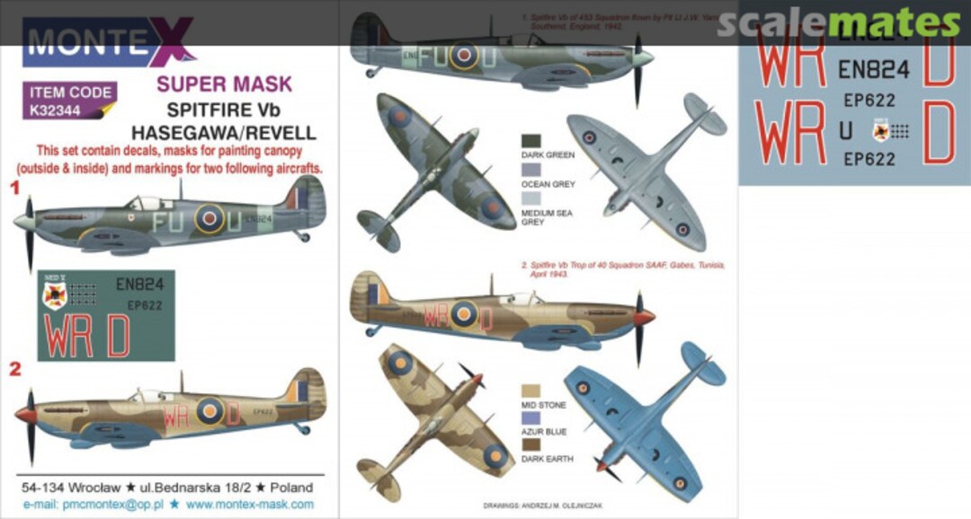 Boxart Spitfire Mk.Vb K32344 Montex