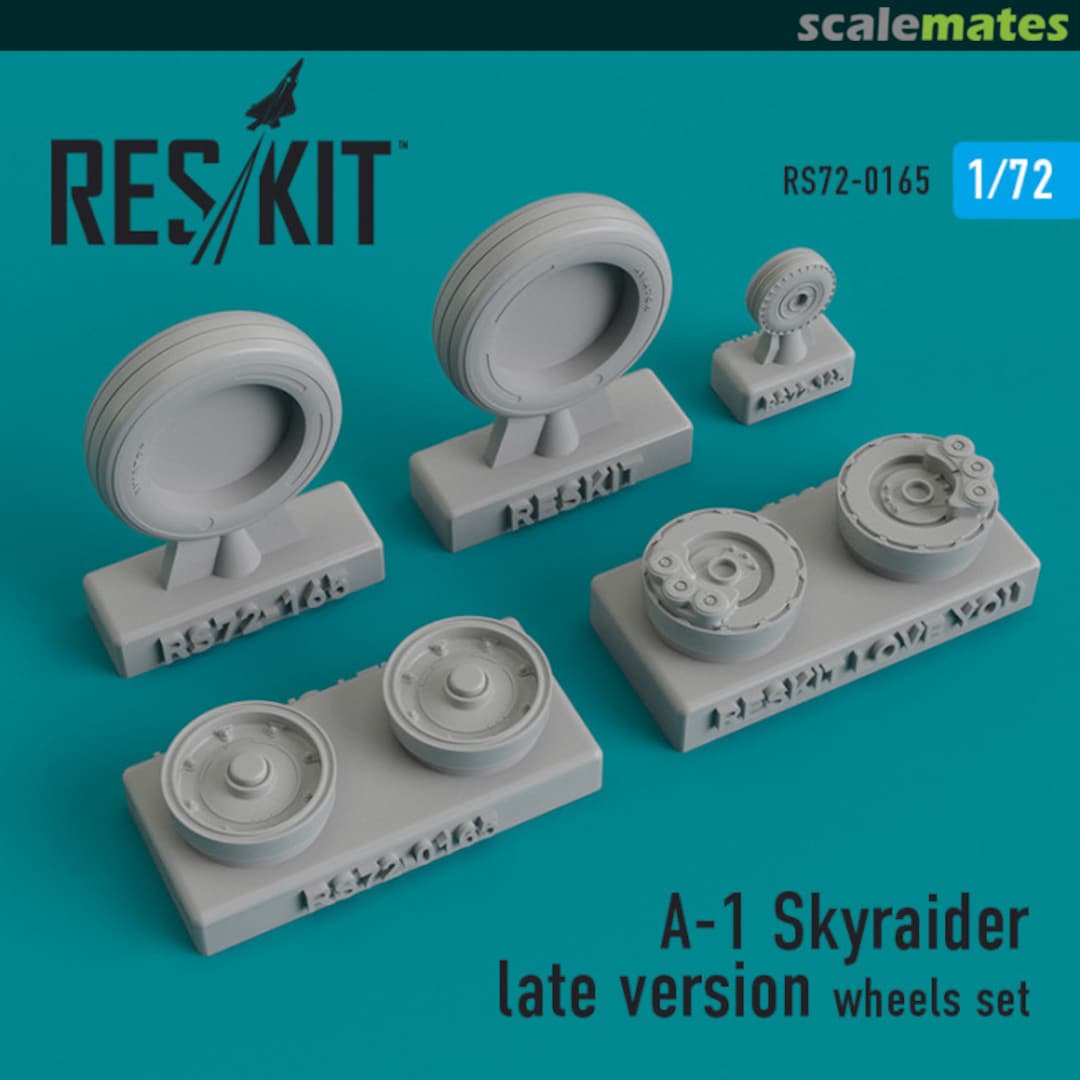 Boxart A-1 Skyraider late version RS72-0165 ResKit