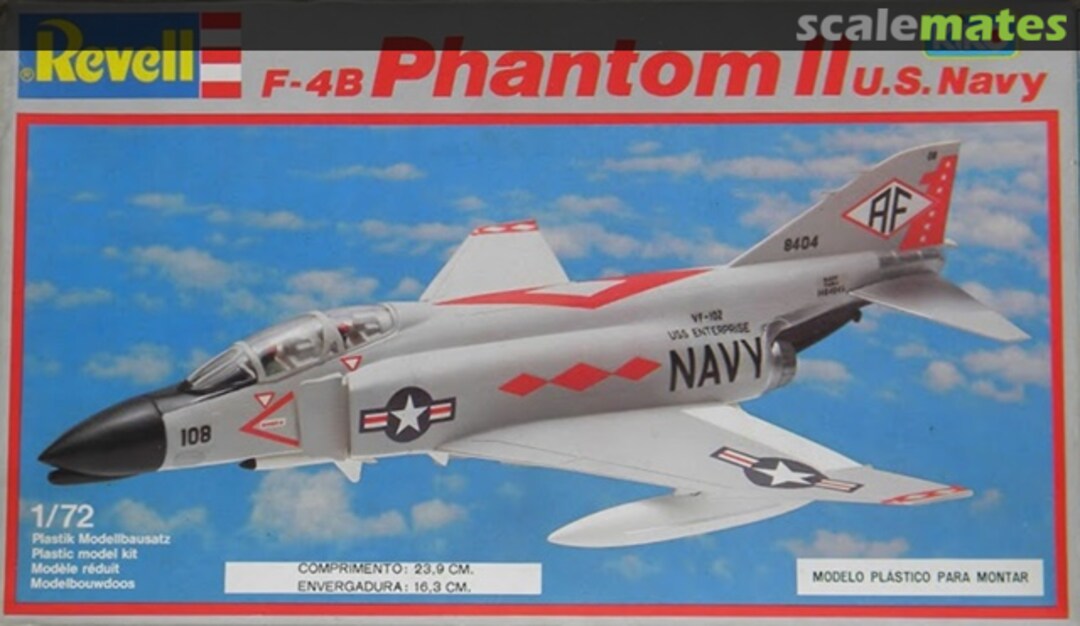 Boxart F-4B Phantom II U.S. Navy H-4339 Revell/Kiko