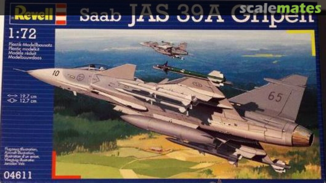 Boxart JAS 39A Gripen 04611 Revell