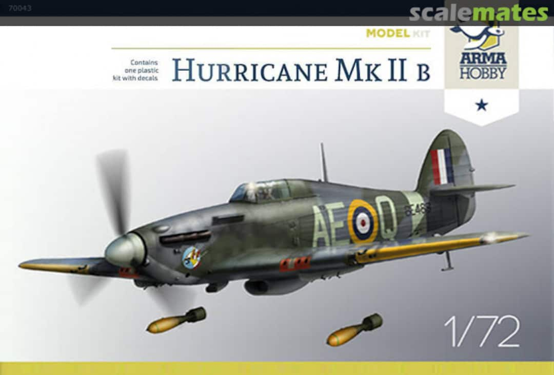 Boxart Hurricane Mk II b 70043 Arma Hobby