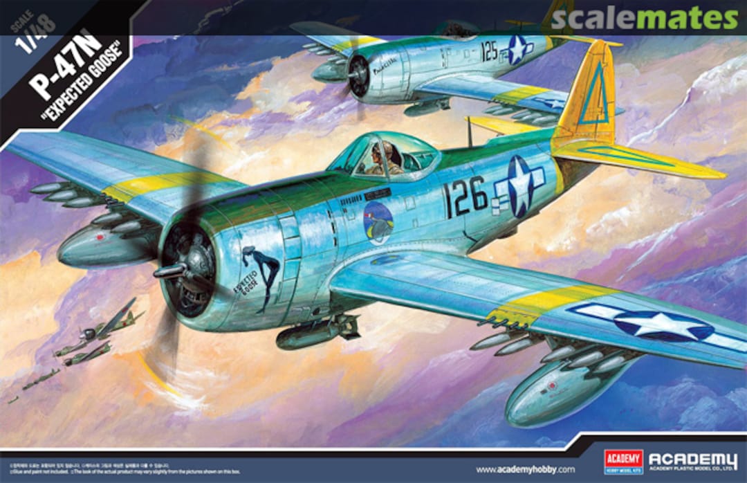 Boxart P-47N "Expected Goose" 12281 Academy