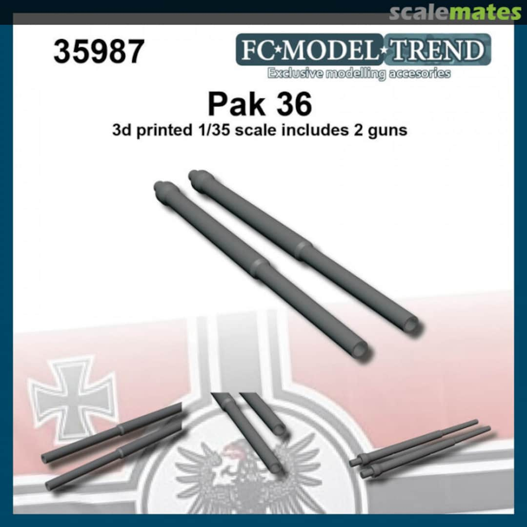 Boxart Pak 36 gun barrel 35987 FC Model Trend