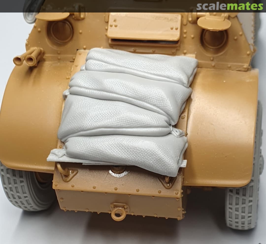 Boxart Sandbags armor for AB 41-43 AFVs35-098 Pimp my Miniatures