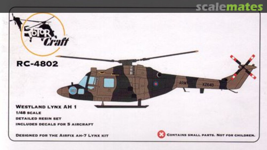 Boxart Westland Lynx AH-1 RC-4802 ROTORcraft