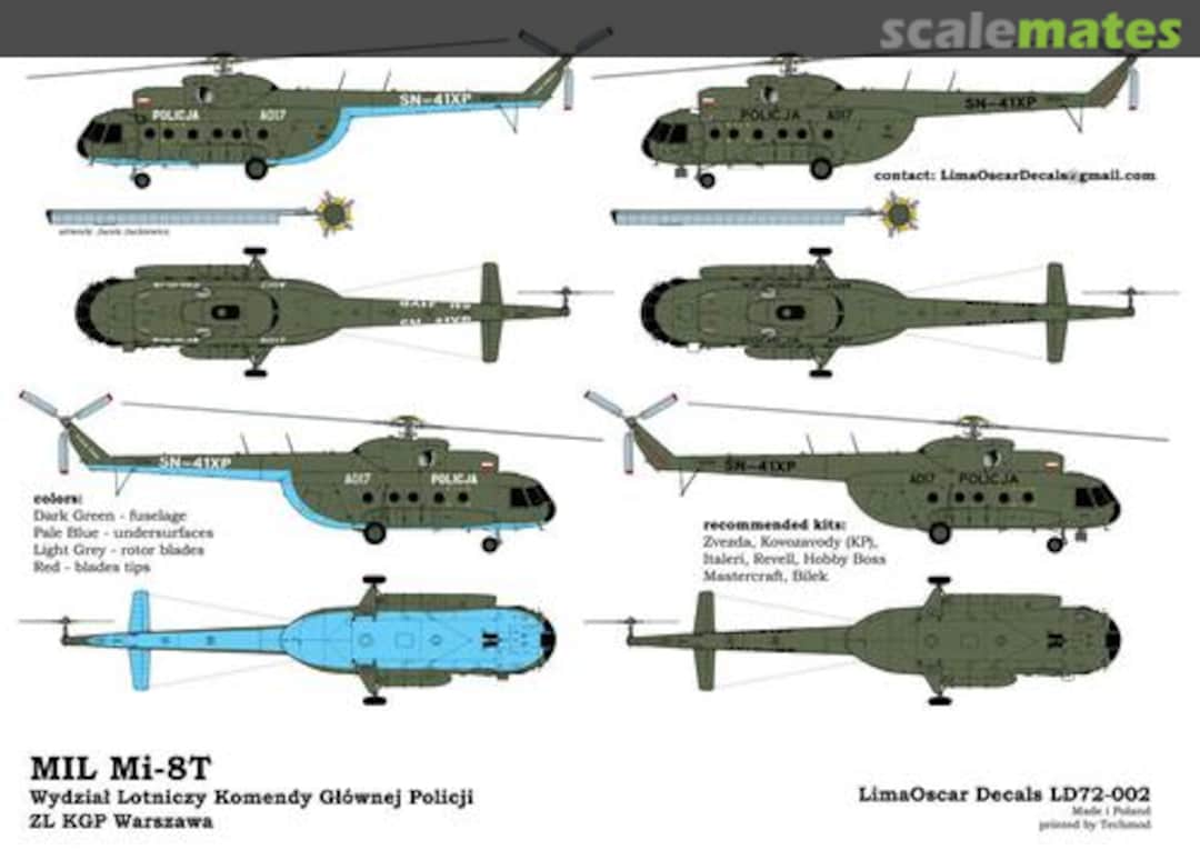 Boxart Mil Mi 8T Hip LD72-002 LimaOscar Decals