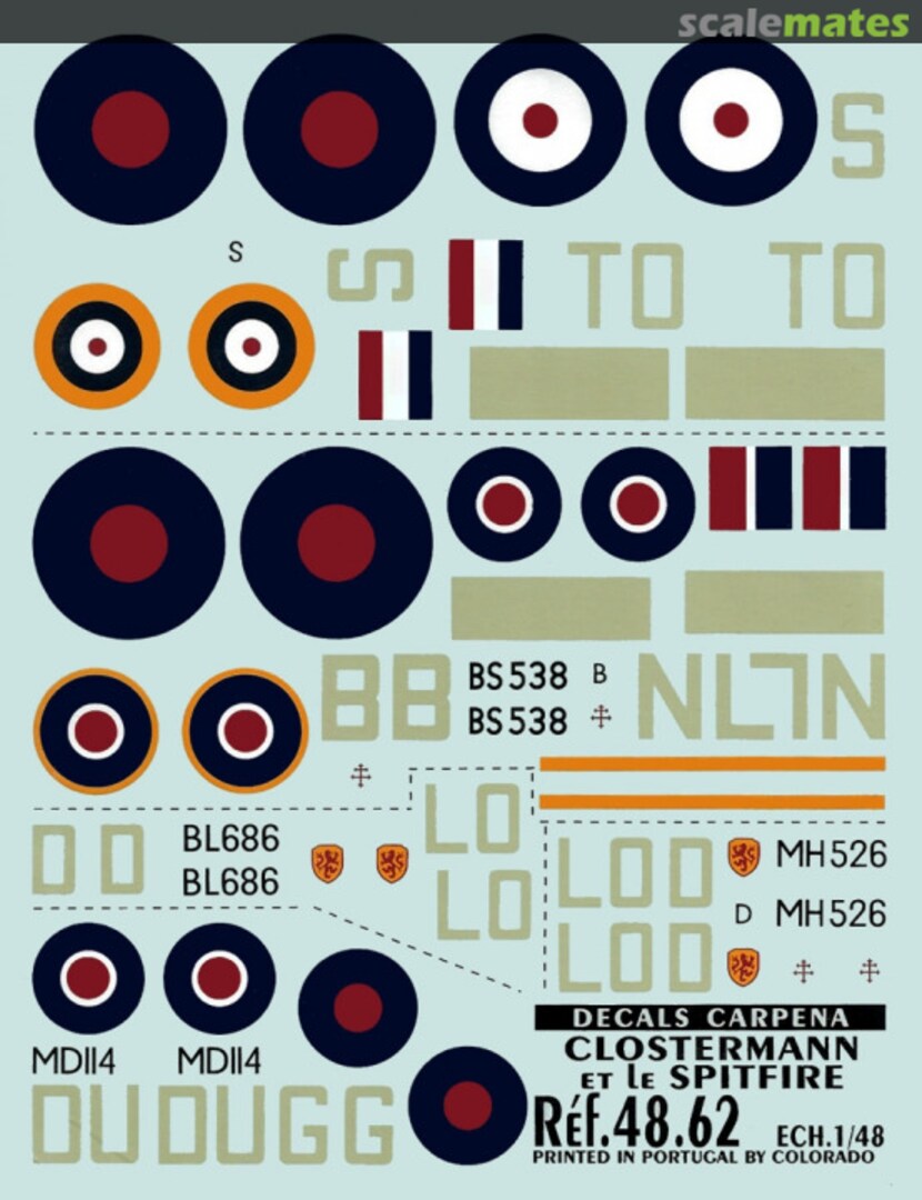 Boxart Clostermann & The Spitfire 48.62 Carpena