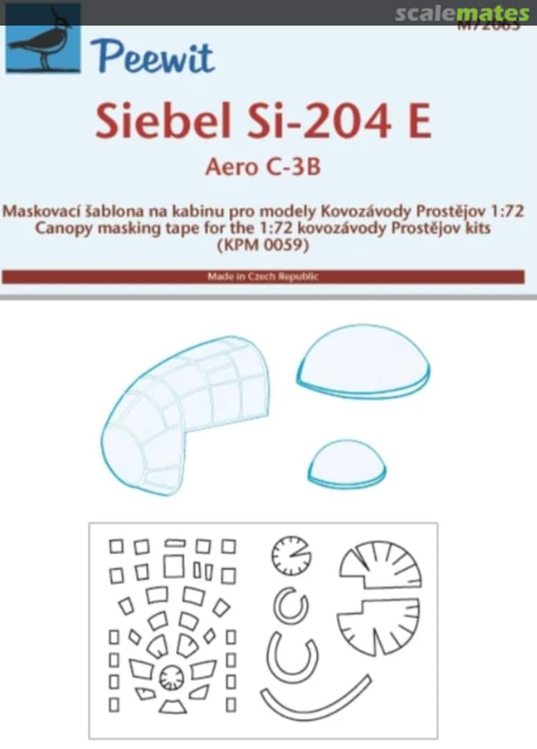 Boxart Siebel Si 204E / Aero C-3B M72065 Peewit