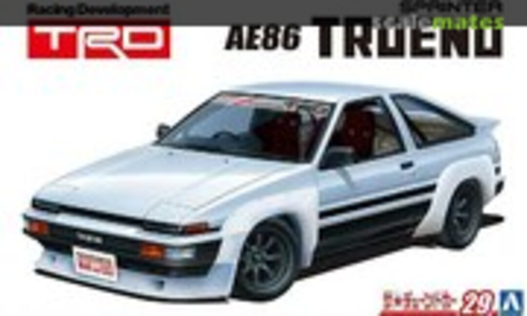 1:24 TRD AE86 Sprinter Trueno N2 '85 (Aoshima 058961)