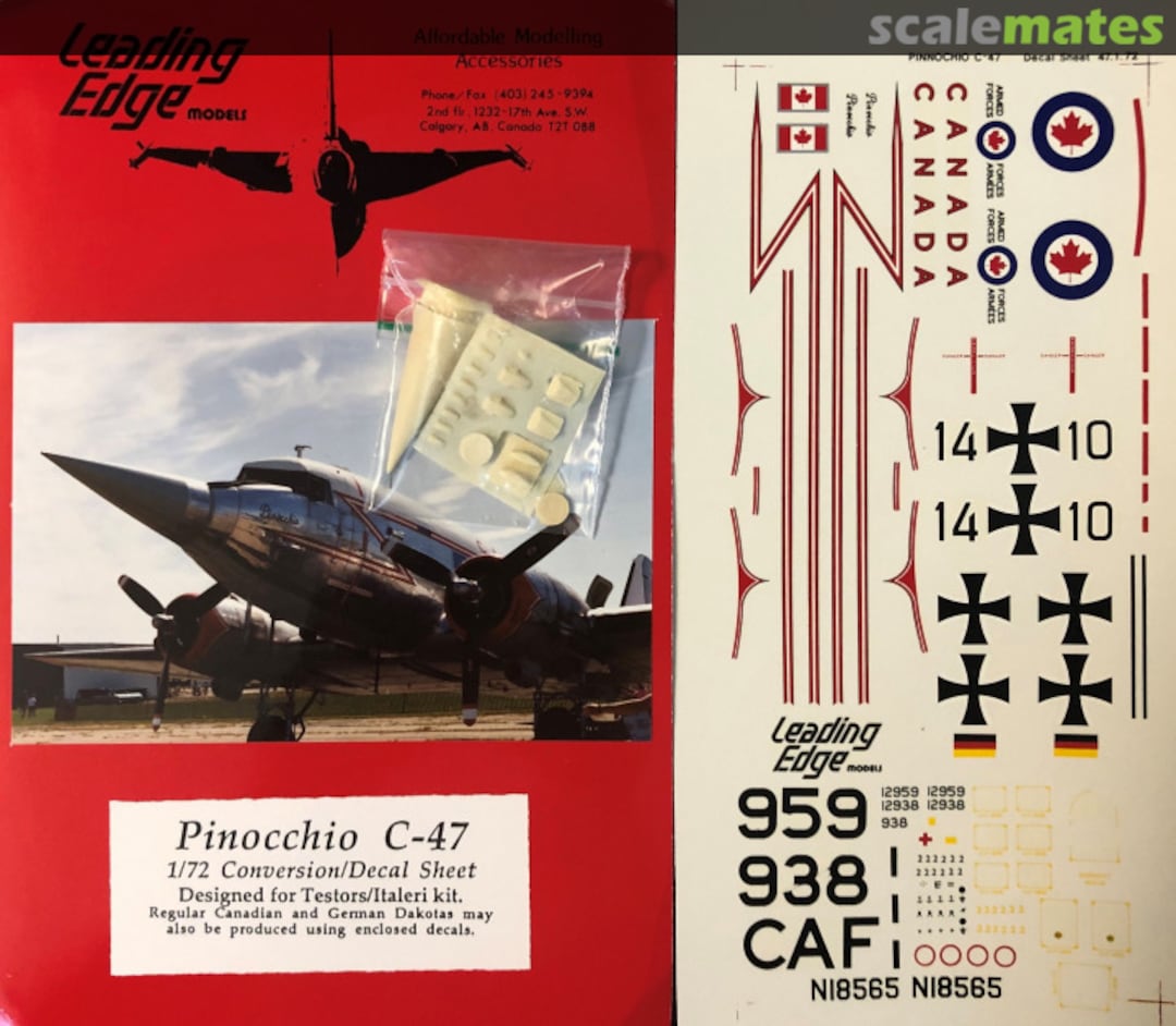 Boxart Pinocchio C-47 47.1.72 Leading Edge