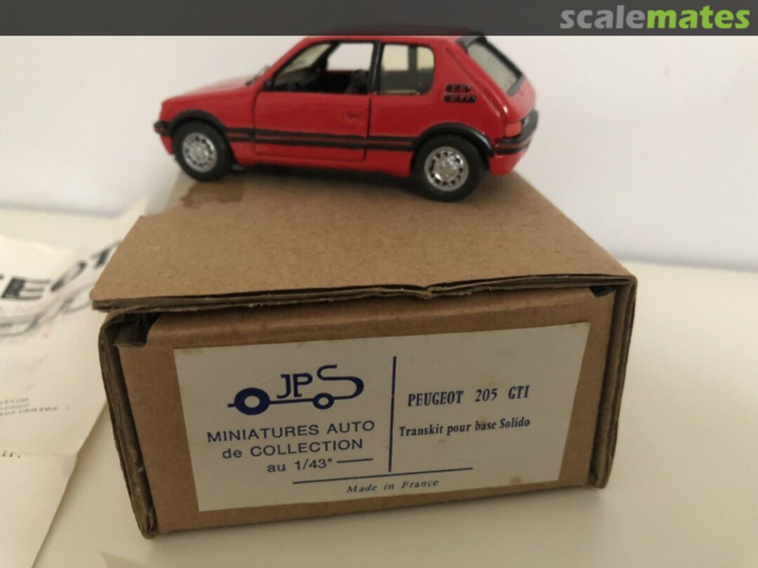 Boxart Peugeot 205 GTI 1,6 L  JPS Miniatures Auto