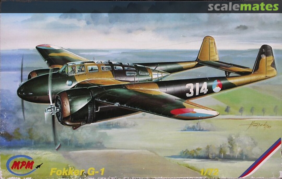 Boxart Fokker G-1 72034 MPM Production