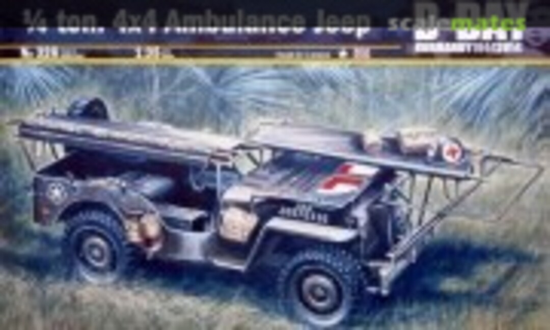 1:35 1/4 ton. 4x4 Ambulance Jeep (Italeri 326)