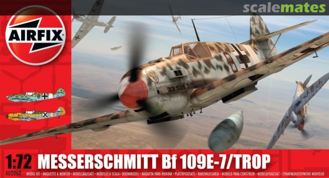 Boxart Messerschmitt Bf 109E-7/E-7 Trop A02062 Airfix