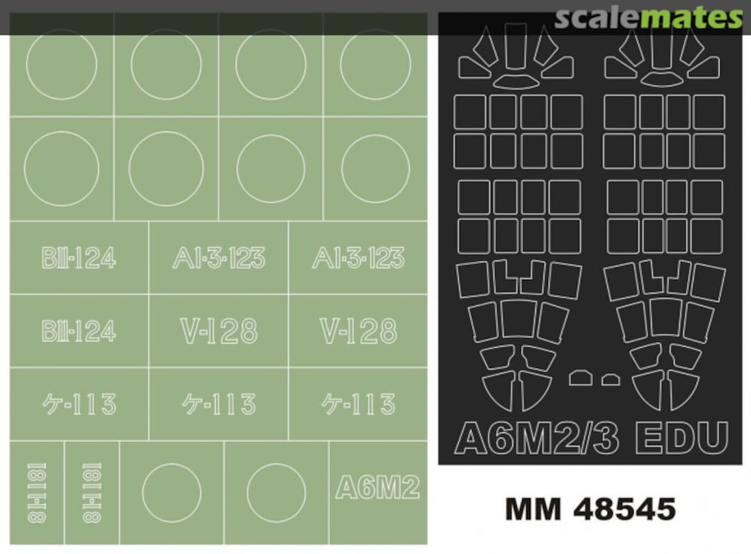 Boxart A6M2/3 Zero EDUARD 82212 MM48545 Montex