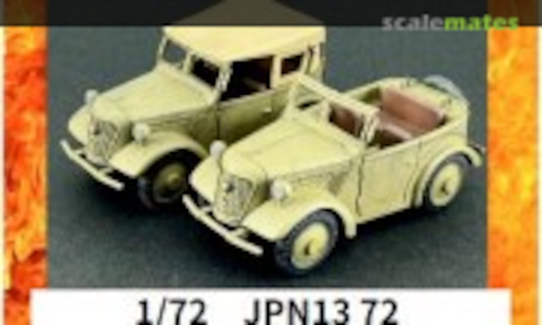 1:72 Kurogane Yonki(4WD) B Type Type 95 Small Passenger Car Late Model (Fire Starter JPN13 72)