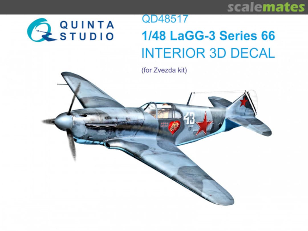 Boxart Lagg-3 66 Series interior 3D decals QD48517 Quinta Studio