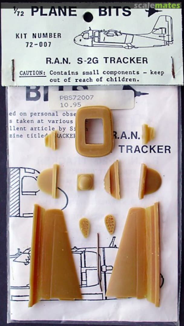 Boxart S-2G Tracker 72-007 Plane Bits