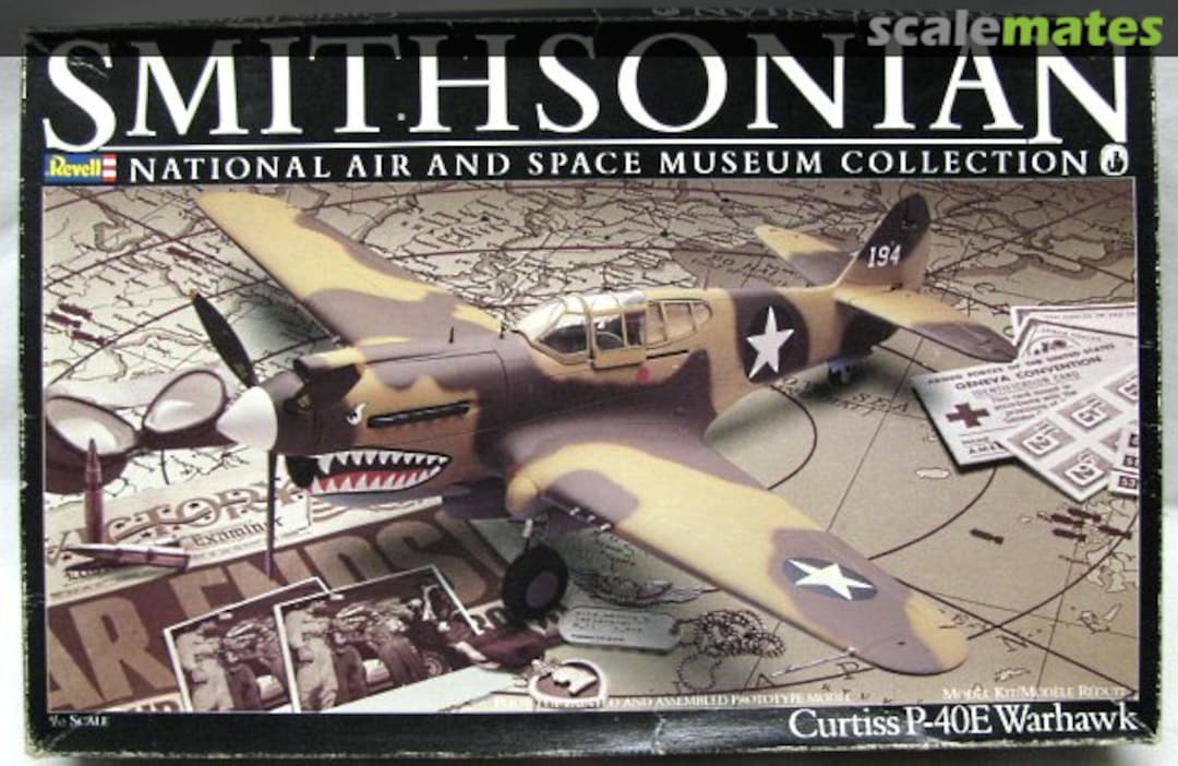 Boxart Curtiss P-40E Warhawk 4450 Revell