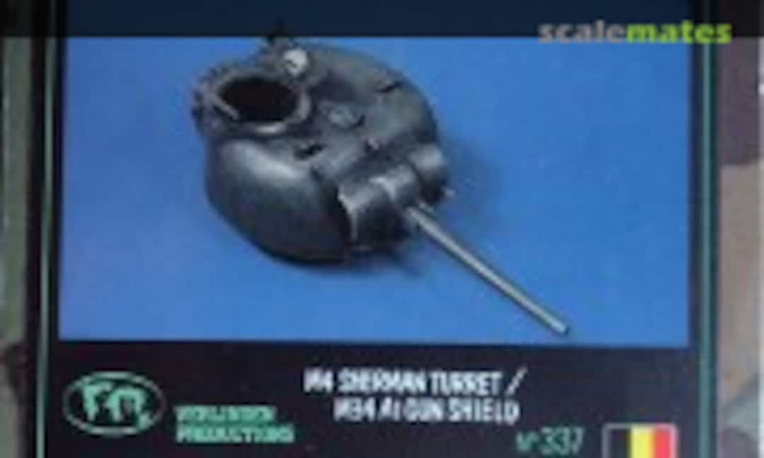 1:35 M4 Sherman Turret with M34A1 gun Shield (Verlinden Productions 337)