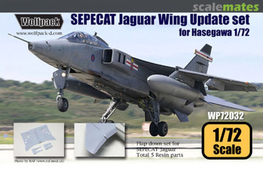 Boxart SEPECAT Jaguar Wing Update Set WP72032 Wolfpack