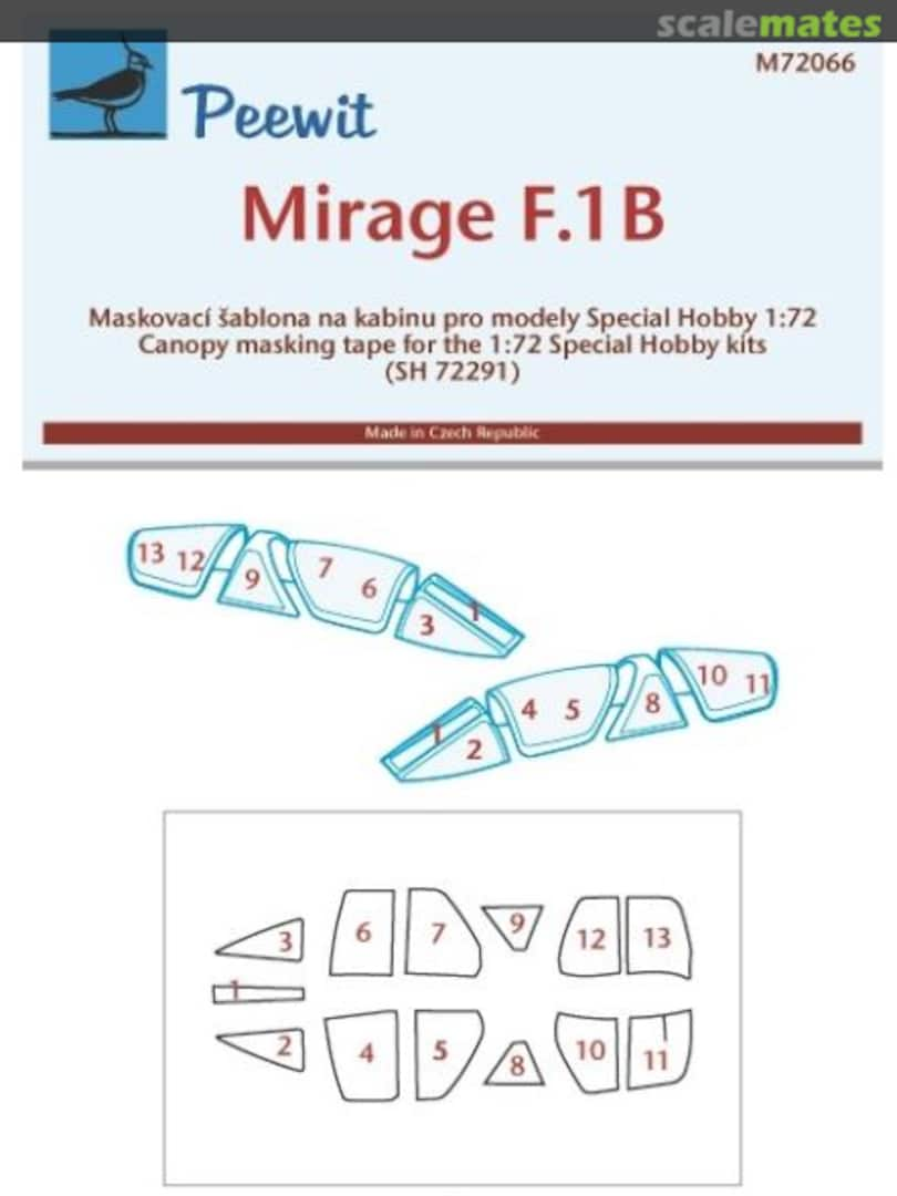 Boxart Mirage F.1B M72066 Peewit