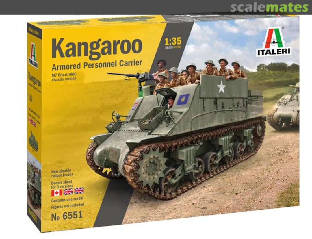 Boxart Priest Kangaroo APC 6551 Italeri