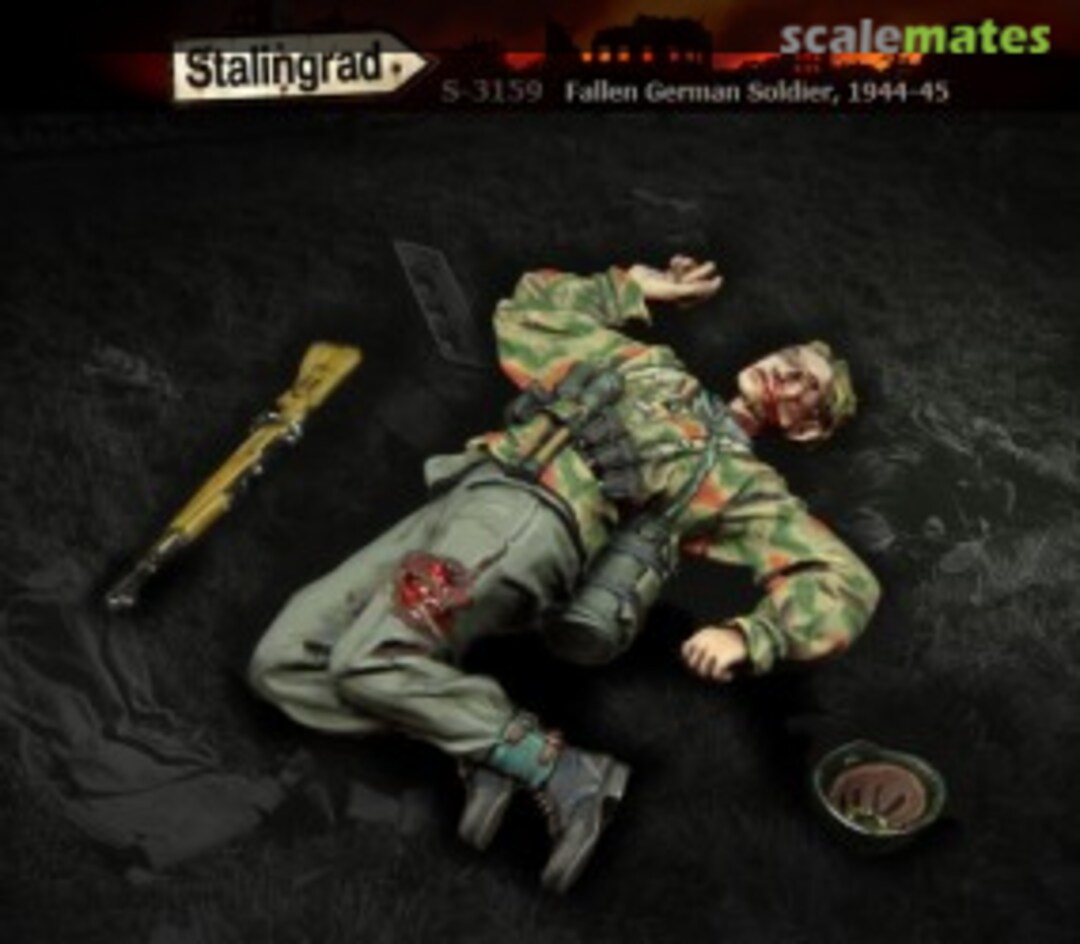 Boxart Fallen German Soldier WWII S-3159 Stalingrad